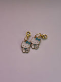 Blue Hello Kitty Stitch Markers